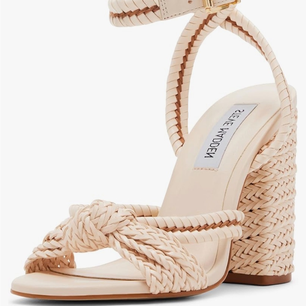Steve Madden Women's Tan Woven Wedges